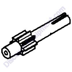 0200CR03TR Shaft Pinion 8TH TK Equipment MM6 MM8 MM10 Mortar Mixers