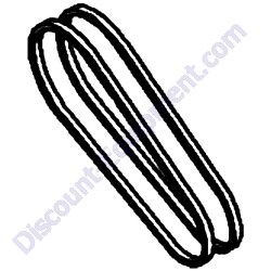 0000BNAX52 Electric Engine Transmission Belt AX52 TK Equipment MM6 MM8 MM10 Mortar Mixers