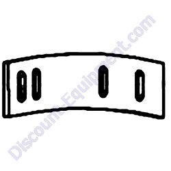 0200SO01AS Center Paddle Steel Blade TK Equipment MM6 MM8 MM10 Mortar Mixers