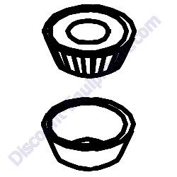 0000BA2788 (105954-TK) BALL BEARING WITH CUP TK Equipment CM7 Concrete Mixer