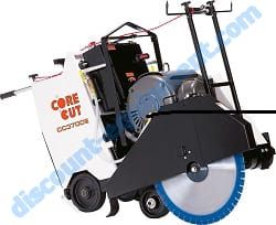 Diamond Products 5800438A Saw, Walk Behind W/30" Guard, Electric Baldor 40HP-460V-3PH, CC3740E3-30 c/n 99107