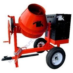 TK CM7-GH8 7 Cu. Ft. Concrete Mixer With 8HP Honda GX240 Gas Engine Plus Free Tow Poles