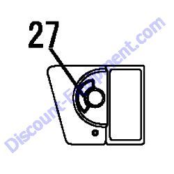 REF #27 - 172A64-03700 LABEL START SWITCH Yanmar ViO55-5B Excavator