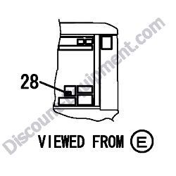 REF #28 - 172490-03200 LABEL OPERATION Yanmar ViO55-5B Excavator