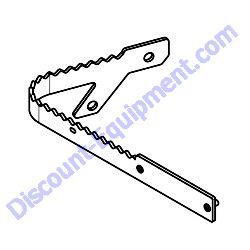 42666 BADGE RIGHT FOOT PLATFORM Multiquip Whiteman HTX6H Ride-On Trowel
