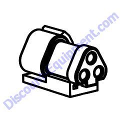 22815 RECEPTACLE RES 120 OHM DEUTSCH DT Multiquip Whiteman HTX6H Ride-On Trowel