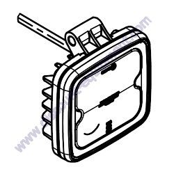 42262 LIGHT LED 20W 4 EMITTERS 60° Multiquip Whiteman HTX6H Ride-On Trowel