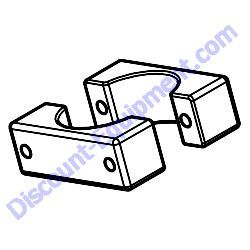 32475-C BODY CLAMP 2" DIA 2-HOLE Multiquip Whiteman HTX6H Ride-On Trowel