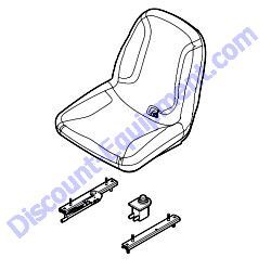 32963-SK SEAT SEARS ADJUSTABLE WITHOUT ARMS Multiquip Whiteman HTX6H Ride-On Trowel