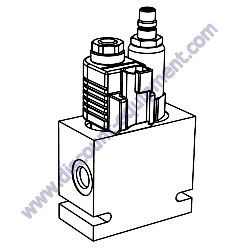 32282 STEERING/PUMP STROKER VALVE ASSEMBLY Multiquip Whiteman HTX6H Ride-On Trowel