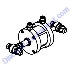 42317 CYLINDER HYDRAULIC STEERING Multiquip Whiteman HTX6H Ride-On Trowel