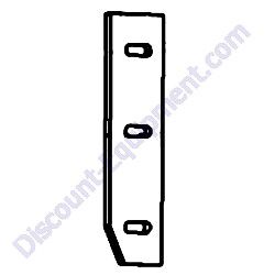 0200RF02AS END PADDLE SIDE RUBBER BLADE TK MM8 MM10 Mortar Mixers
