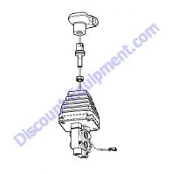 42831 VALVE LH STEERING WITH SWITCH ASSEMBLY Multiquip Whiteman HTX6H Ride-On Trowel
