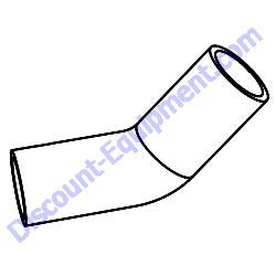 42759 SILICONE BOOT 45 DEG 1.75" X 1.75" CAC Multiquip Whiteman HTX6H Ride-On Trowel