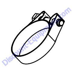 42842 CLAMP T-BOLT 43-47MM Multiquip Whiteman HTX6H Ride-On Trowel