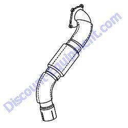 42691 HEADER EXHAUST HATZ Multiquip Whiteman HTX6H Ride-On Trowel