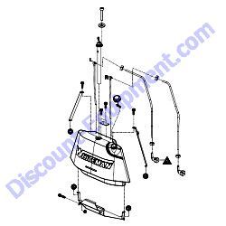 42766 FUEL TANK ASSEMBLY Multiquip Whiteman HTX6H Ride-On Trowel
