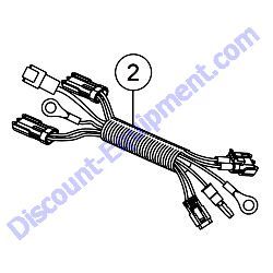 REF #2 - 42700 HARNESS RH CONSOLE POWERVIEW Multiquip Whiteman HTX6H Ride-On Trowel
