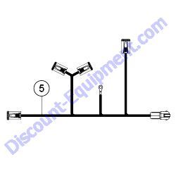 REF #5 - 42646 HARNESS FT PLATFORM Multiquip Whiteman HTX6H Ride-On Trowel