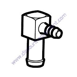 825075GT FITTING 5/16 WITH TUBE Terex RL4 Horizontal Mast Light Tower