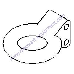 116937GT HITCH 2.5" RING 6 TON Terex RL4 Horizontal Mast Light Tower
