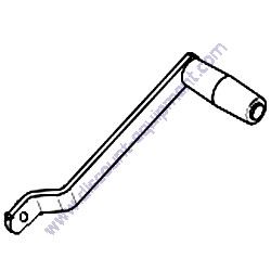 16342GT WINCH HANDLE O.A. 11" LENGTH Terex RL4 Horizontal Mast Light Tower