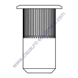 833578GT NUTSERT 8-32 Terex RL4 Vertical Mast Light Tower