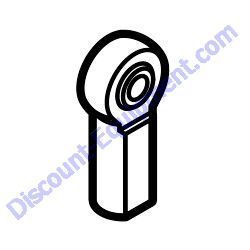 2064 ROD END 3/8-24 FEMALE RH Multiquip Whiteman JWN24-Series Ride-On Trowel