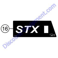 REF #16 - 42909 DECAL LH CONSOLE FRONT OVERLAY Multiquip Whiteman STX6H Ride-On Trowel