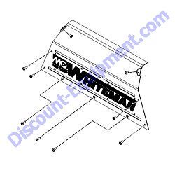 42933 PANEL FRONT ASSEMBLY Multiquip Whiteman STX6H Ride-On Trowel