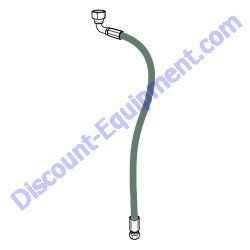 42869 HOSE ASSEMBLY 3/8" X 58.75 6FFORX X 6FFORX Multiquip Whiteman STX6H Ride-On Trowel