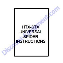 32771 INSTRUCTION SPIDER UNIVERSAL Multiquip Whiteman STX6H Ride-On Trowel