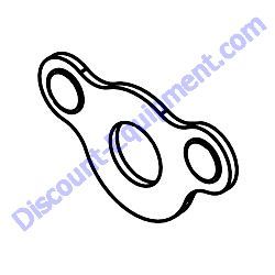 42641 TAB OIL DRAIN MOUNT Multiquip Whiteman STX6H Ride-On Trowel