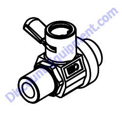 42563 VALVE OIL DRAIN 18MM Multiquip Whiteman STX6H Ride-On Trowel