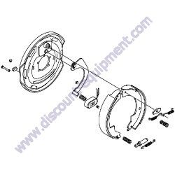 70118 Electric Brake Assembly Right Side Triple-L Trailers