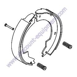 70132 Brake Shoe Assembly Triple-L Trailers