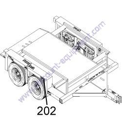 REF #202 - 1705775 Decal Model UT912 Logo Triple-L Trailers