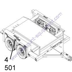 REF #501 - 1705535 Decal Home Depot Triple-L Trailers