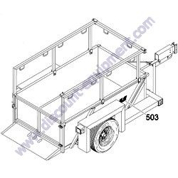 REF #503 - 1705754 Decal JLG Triple-L Trailers