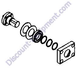30250 DRIVE FLANGE ASSEMBLY TK TFP9 Scarifier