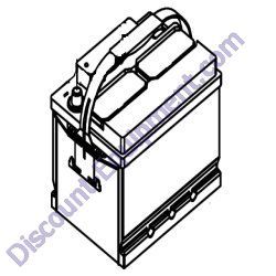 520520 BATTERY GROUP 24 MultiQuip MQ600H MQ600HTB MQ600HTP Trash Pump