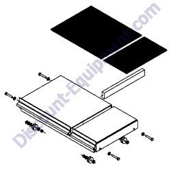 0414CO01EF (BBS005) BBS20 CART CONVEYOR ASSEMBLY W/ WHEELS - - BBS005 Genuine OEM parts for TK BBS20