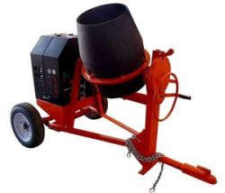 TK CM6P-GH8, 6cu. ft. Poly Drum Concrete Mixer with 8HP Honda GX240 Gas Engine - NLA