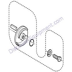 1992040033ASSY IMPELLER KIT MultiQuip QP3TH Trash Pump
