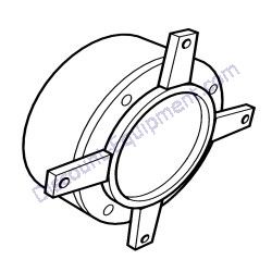 1992000110 VOLUTE CASING MultiQuip QP3TH Trash Pump