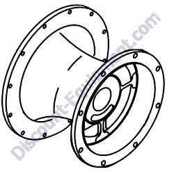 511235 INTERMEDIATE HOUSING Multiquip MQ600TD80 Trash Pump
