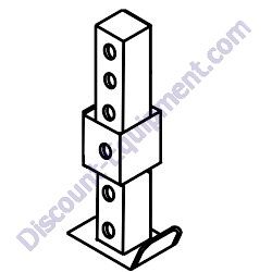 EM70186 STAND TRAILER JACK Multiquip MQ600TD80 Trash Pump