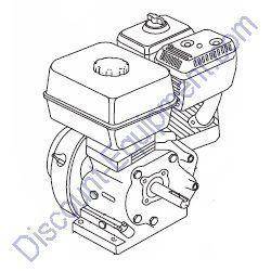 GX160U1QX2 ENGINE HONDA 5.5 HP MultiQuip QP2TH Trash Pump