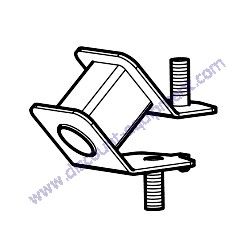 0725223229 CUSHION RUBBER SLANT MOUNT MultiQuip QP3Ti Trash Pump
