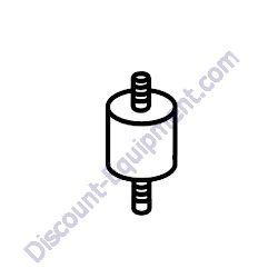 0723302040 CUSHION RUBBER 40 DIA. H20 M10 MultiQuip QP402H Centrifugal Pump